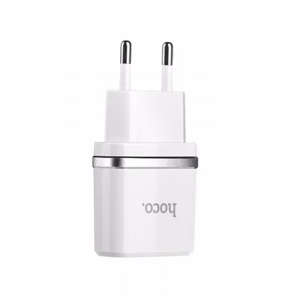 Зарядное устройство HOCO C11 Smart single USB charger(Белый