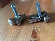 Shooting-Gun-Accessories Rail-Mounting Iron Sights Flip-Up-Sight-Kit KAC Airsoft Paintball