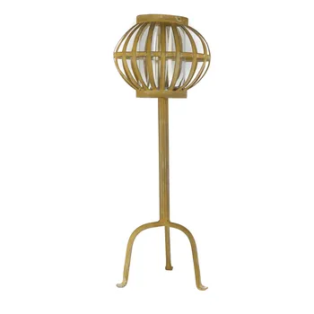 

Metal candle holder with golden legs 25X60