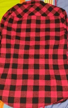 Plaid Shirt Blouses Tops Long-Sleeve Flannel Casual Cotton Women Brand-New Red Excellent-Quality
