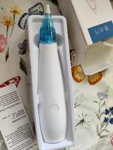 Aspirador Nasal de bebé seguro y eléctrico, limpiador de nariz higiénico, succionador de muselina de silicona para recién nacido, niño pequeño, Chico, 2 ajustes