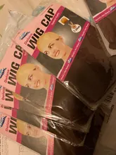 Gorro de Peluca de lujo, malla para peluca, malla para peluca elástica, tamaño libre, 12 unidades (6 bolsas)