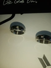 Anillo de acero inoxidable con circón incrustado para hombre, BTS-215 de Corea del Sur, accesorios sencillos de moda, joyería de banquete, regalos para vacaciones, 2020