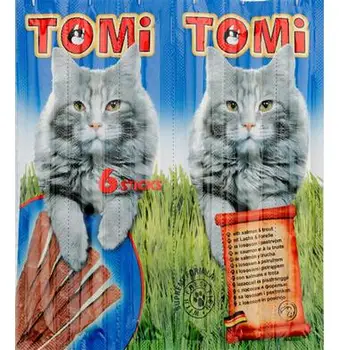 

"Tomi" sticks for cats 6 PCs * 5gr. With salmon and trout 4 PCs