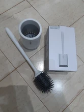 Ecoco-Soporte de goma para cabezal de inodoro, cepillo de limpieza para colgar en la pared del baño, limpieza de suelo del hogar, accesorios de baño