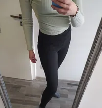 AKAILY-mallas deportivas de cintura alta para mujer, Leggings ajustados de punto acanalado, color caqui, blanco, 2021