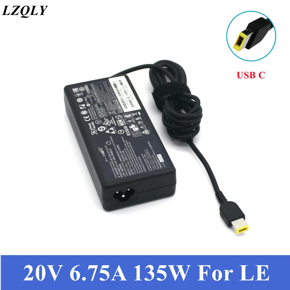 

20V 6.75A 135W Laptop Charger AC Adapter for Lenovo Legion Y520-15IKBA Y520-15IKBM Y520-15IKBN Y530-15ICH Y7000P Y730-15ICH