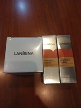 LANBENA-suero facial con vitamina C, ácido hialurónico, acné hidratante de blanqueamiento, para el cuidado de la piel tratamiento reparador, suero para arrugas antienvejecimiento