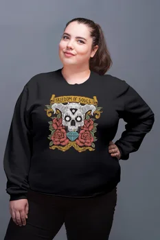 

Angemiel Wear Freedom Of Women Black Women Sweatshirt