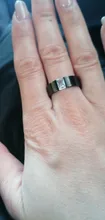 Carofeez-Anillo de piedras de imitación tipo circón para hombre y mujer, joyería negra, accesorios para amantes