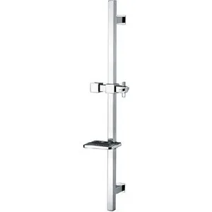 

Shower rod Kaiser metal with soap dish, Chrome (r-0038)