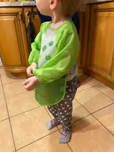 Baberos impermeables de manga larga para bebé, delantal, Linda bata babero de alimentación, artículos de cuidado del bebé, accesorios, bata babero de alimentación para niños, gran oferta