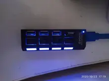 Usb-3.0 Hub Splitter Switch Expander Power-Adapter Usb3-Hub Multi-Usb 4/7-Port for PC