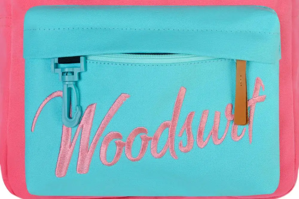 Рюкзак Woodsurf, EXPRESS Academy, коллекция летний Бриз, канвас, микс фламинго