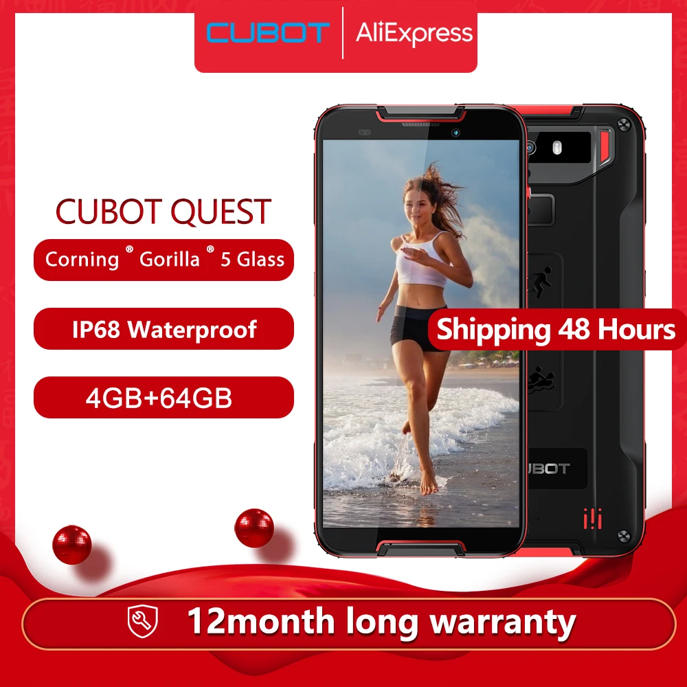 Cubot Quest поиск мобильного телефона IP68 спортивные прочный телефон на процессоре Helio