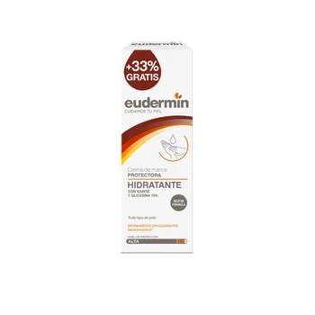 

Eudermin protective high moisturizing hand cream, 2 units, 75 + 25 ml, with butter and glicerin 15%, hand cream