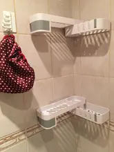 Organizer Shower-Shelf-Holder Storage-Rack Wall-Mounted Bathroom-Shampoo Corner 4 Kitchen