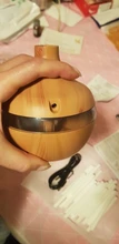 Humidificador de aire eléctrico de 300ML con USB, difusor de Aroma, niebla, aceite de grano de madera, aromaterapia, Mini, con 7 luces LED, para coche, casa y oficina