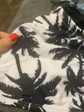 Traje de baño para niña de 5 a 14 años, conjunto de Bikini con estampado de palmera, Top de cuello Halter, bañador de dos piezas para niña grande