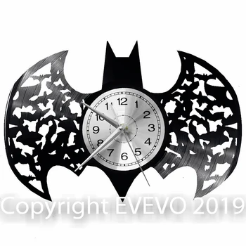 

Batman Wall Clock Vinyl Vinyl Record Retro Clock Handmade Vintage Gift Style Room Home Decorations Great Gift