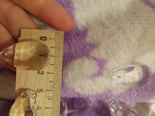 Pendant Jewelry Chandelier Suncatcher-Spacer Crystal-Prism Glass Faceted Clear Tear DIY