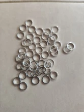 Aros de 8-40mm de diámetro redondo, conectores de cables para pendientes, anillos cerrados para DIY, fabricación de joyería de colgantes, suministros, accesorios, 20-50 Uds.