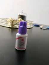Genielash-pegamento para pestañas, secado rápido, para extensión de pestañas, de 6 a 7w, larga duración, baja irritación, negro, 0,5-1s