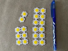 Light-Bulb Led-Source-Chip 20MM 10pcs High-Power Led Cob 3W 10W 28MM 5W 7W for DIY 240-260ma