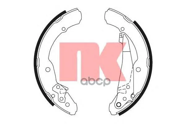 Колодки Торм.Бар.Skoda Octavia 95-04/Roomster 06-/Vw Caddy 95-04 Nk 2743631 Nk арт. 2743631