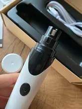 Lima de uñas para mascotas recargable, cortauñas para perros, sin dolor, con USB, eléctrica, para gatos, cortaúñas, lima de aseo, envío directo