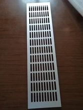 Ventilación de la hoja perforada Rendijas de ventilación de aluminio ventilador cubierta de rejilla de ventilación para armario zapato aire acondicionado casa decoración de la cubierta