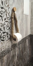 Towel Paper-Holder Storage-Rack Hanging-Rope Toilet-Paper Wall-Mounted Movable Kitchen