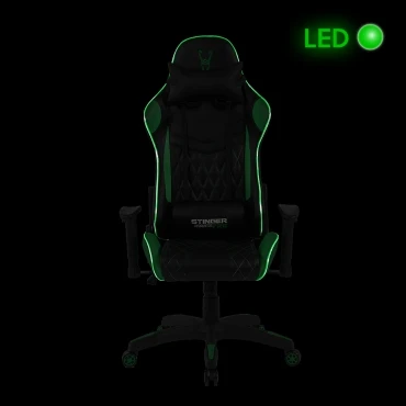 Woxter Stinger Station Pro Green Silla gaming Led| |