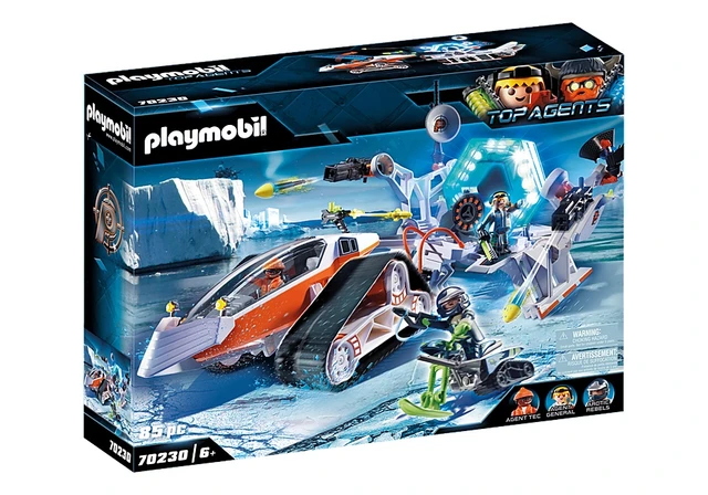 beslag pas Intermediate PLAYMOBIL 70230 command station with vehicle TOP AGENTS - AliExpress