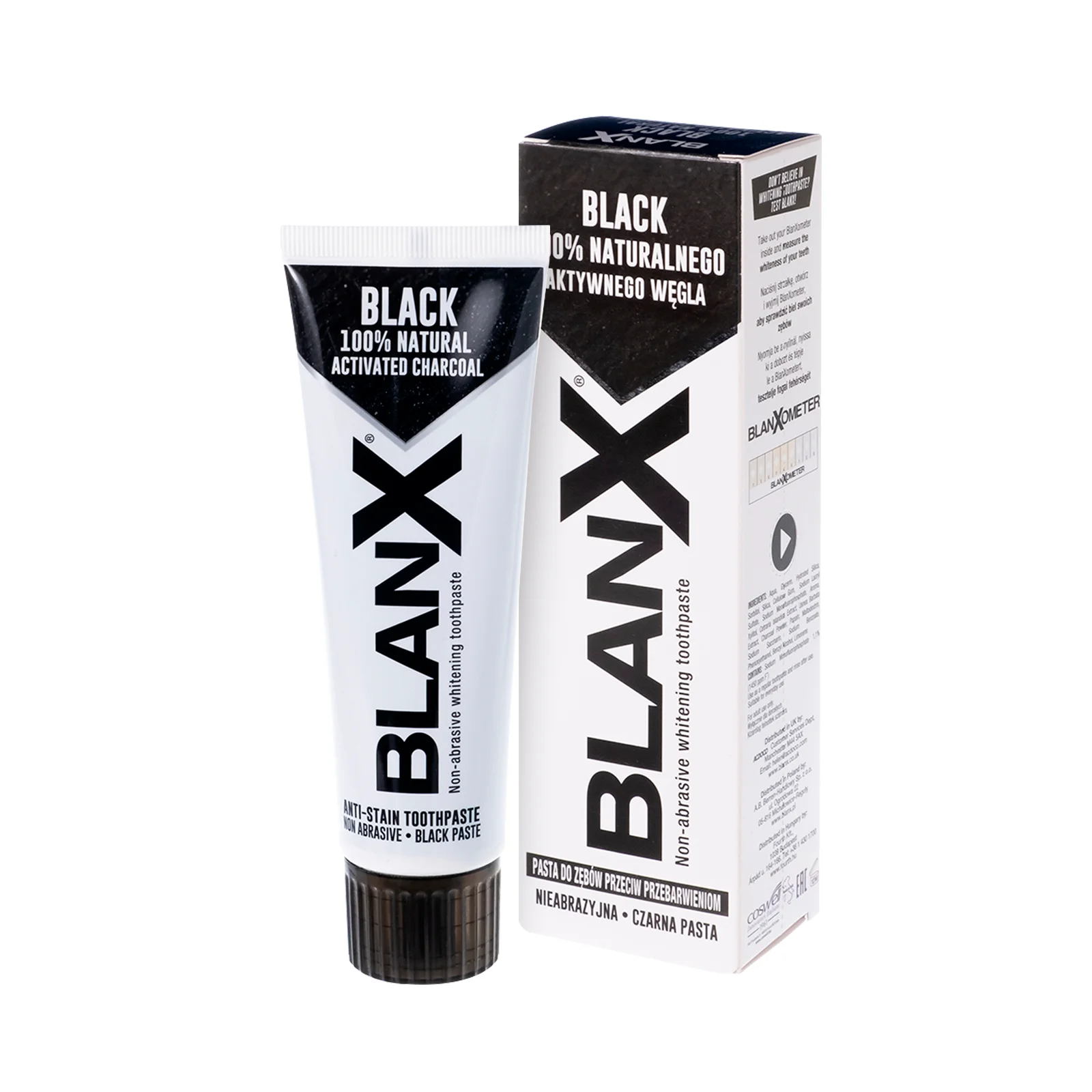 Зубная паста BlanX Black Charcoal с углем 75 мл. | Красота и здоровье