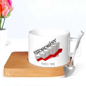 

Personalized Professional Economist Wood Altlıklı Ceramic Cup-2