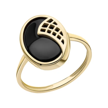 

Silver ring with ceramic sunlight sample 925