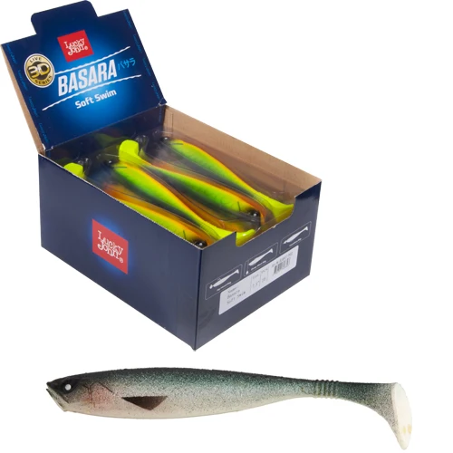 Виброхвосты LJ 3D Series BASARA SOFT SWIM 7 5in (19 05)/PG07 16шт. BIGBOX|Наживки| |