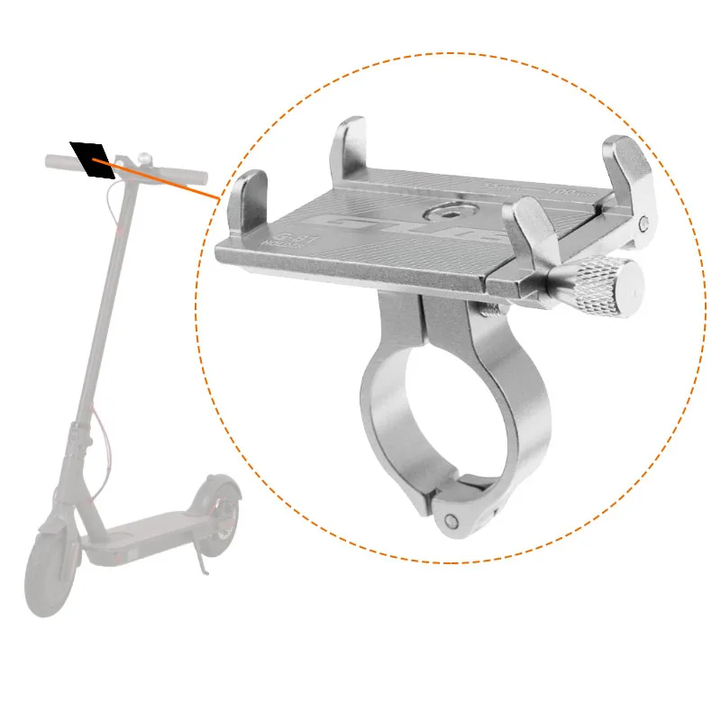 Silver Мобильный стенд Xiaomi MiJia M365 Pro скутер ellectric Регулируемый Противоскользящий RC DronePost - Цвет: Silver