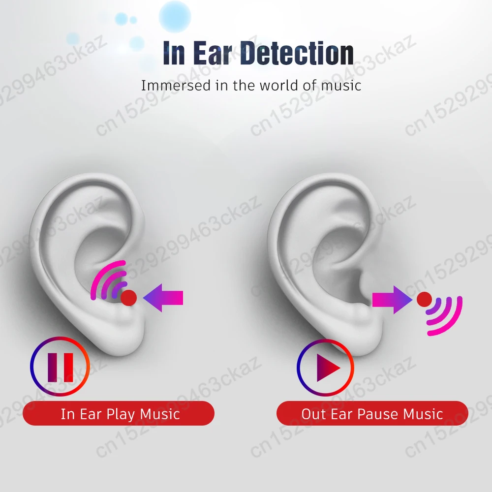 Koop TWS Blackpods Matte Veranderen Naam Bluetooth Hoofdtelefoon Draadloze Koptelefoon In ear Detectie PK i7s i9s i10 i12 i200 i9000 i100000 tws