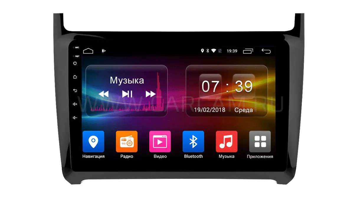 Головное устройство CARCAM AV 9903 for Polo (2012 2016) 9&quot|Мультимедиаплеер для авто| |