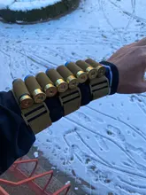 Estuche táctico militar para Rifle, 8 rondas, con culata, porta munición, calibre 12/20, funda para el brazo, caza, Mag