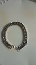 Pulsera de eslabones de cadena de acero inoxidable para hombre, brazalete de cadena de mano a la moda, brazalete Simple de joyería para regalo de novio