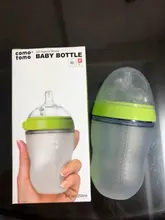 Biberones de silicona para bebé, Verde Botella/rosa, 5 oz y 8 oz, 2 paquetes, sin BPA