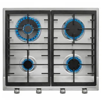 

Gas Hob Teka EX60.1 4G 60 cm 60 cm Stainless steel Black (4 Stoves)