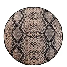 Antdecor Round Bath Rug Area Rug Round Rug 40" 100 cm 002