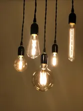 Edison-Bulb Ampoule Incandescent-Lamp Filament G125 Home-Decor E27 Vintage Retro ST64