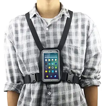 

Smartphone Chest Strap Mount Harness + Cell Phone Waterproof Case Holder Compatible All Mobile Phones