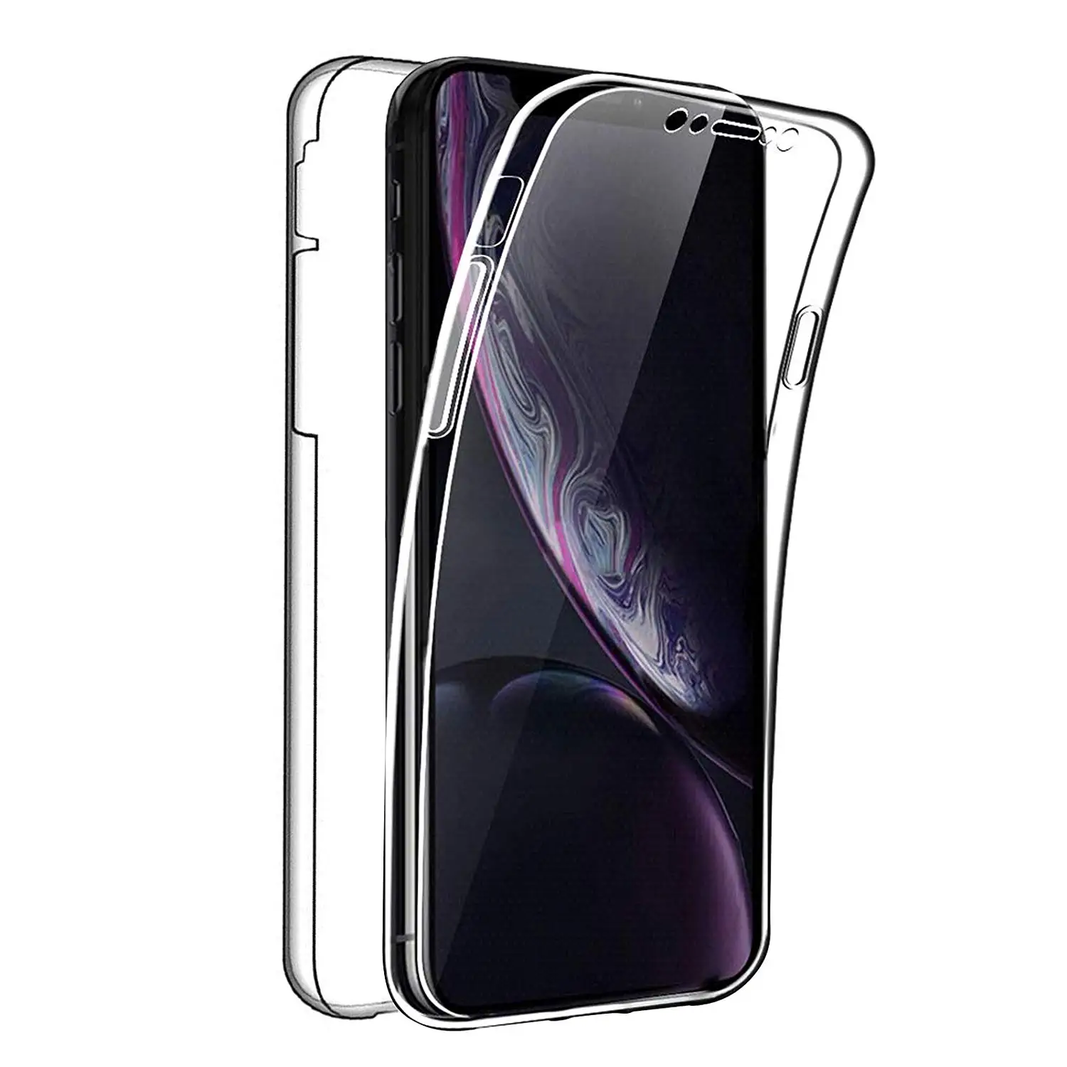 Apple iPhone XR силиконовый защитный чехол 360 полная Защита силиконовый чехол