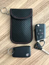 Caja bloqueadora de señal de llave de coche, Faraday Cage Fob Pouch, bolsa de bloqueo RFID sin llave